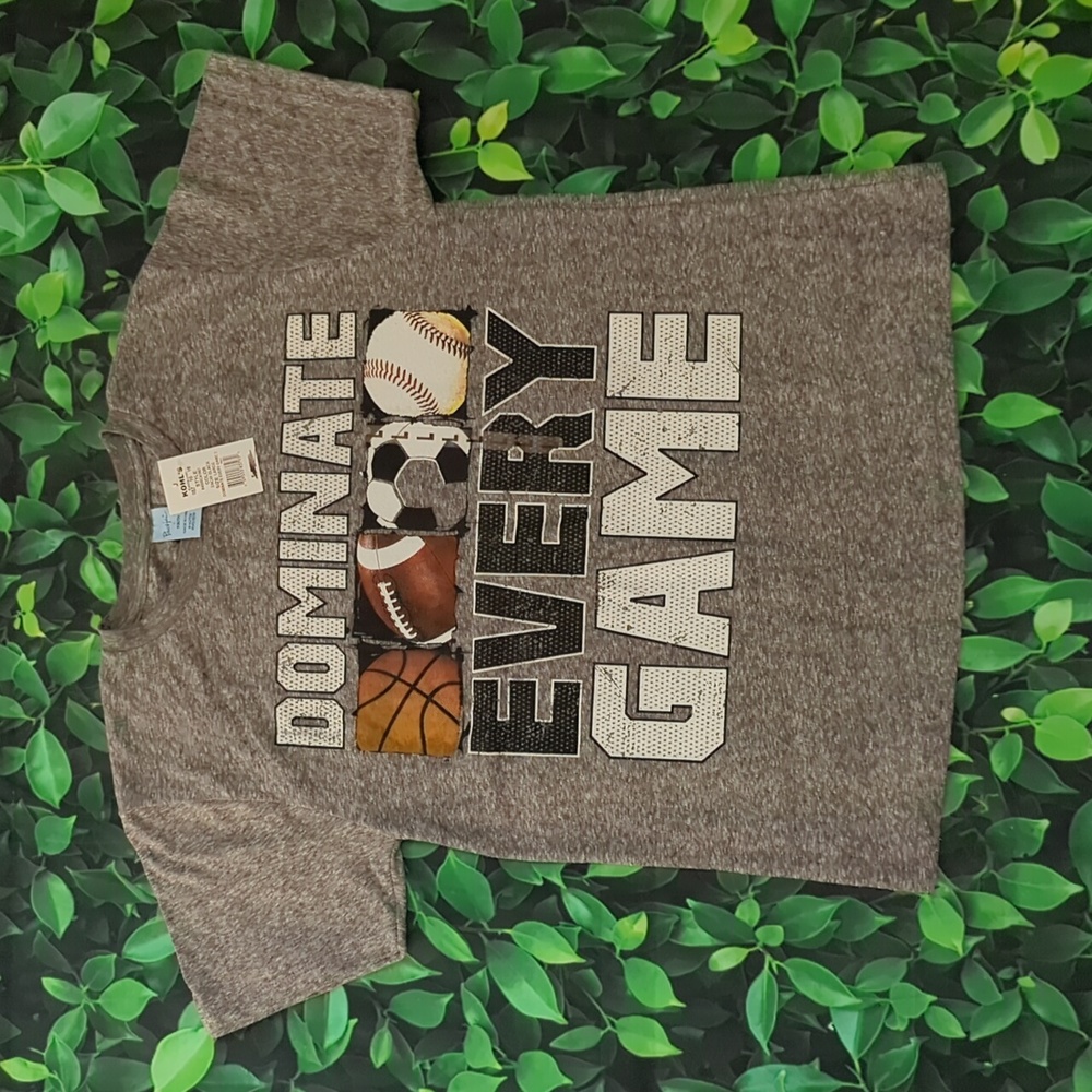 NWT Kid's Large Pacific Kohl's Gray Sports T-Shirt